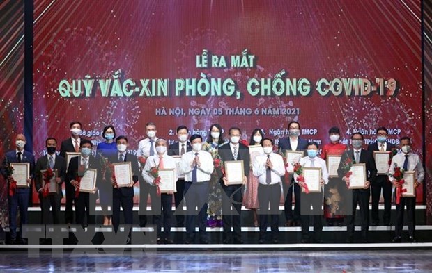 各国际组织驻越代表高度赞赏越南新冠疫苗基金会的倡议 hinh anh 1