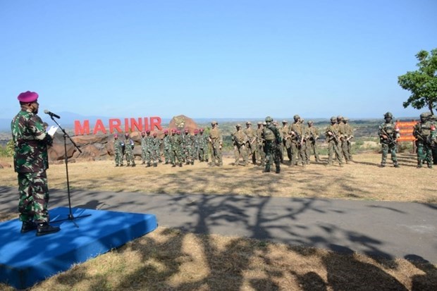 印尼和美国海军陆战队举行联合军演 hinh anh 1