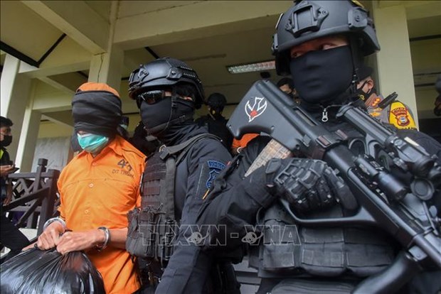 印尼抓获13名恐怖组织嫌疑分子 hinh anh 1