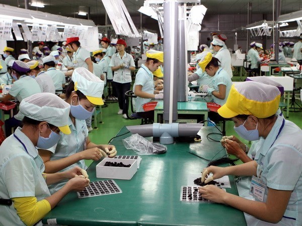 今年上半年隆安省工业生产总值增长7.5% hinh anh 1