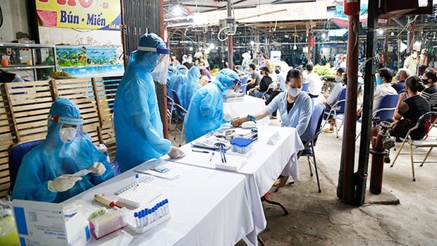 越南红十字协会接受新冠疫情防控捐赠物资 hinh anh 1