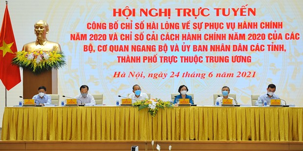 2020年行政改革指数：越南国家银行与广宁省再次位居榜首 hinh anh 1