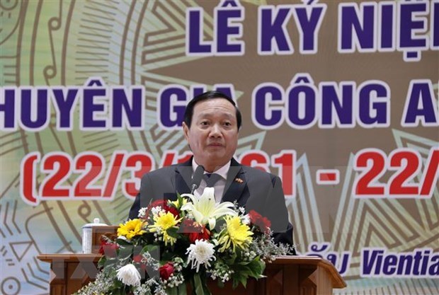 老挝人民革命党中央委员会总书记、国家主席通伦·西苏里访越之旅标志着越老伟大友谊和特殊团结关系的新篇章 hinh anh 1
