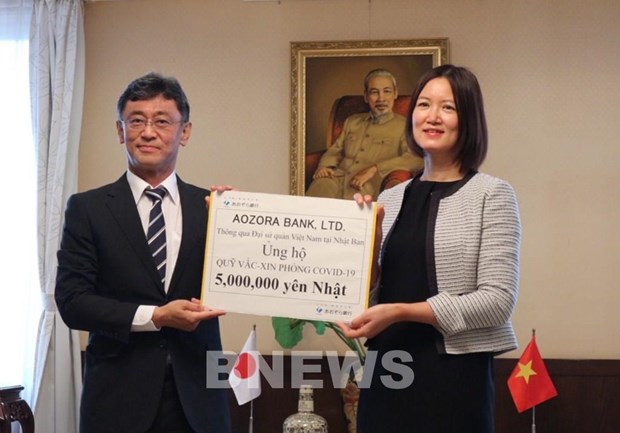 日本青空银行为越南疫情基金捐款500万日元 hinh anh 1