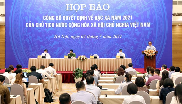 越南国家主席签署发布2021年特赦令 hinh anh 1