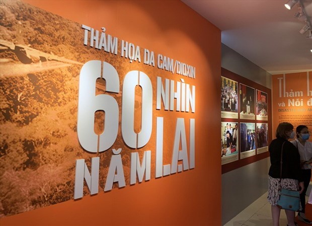“橙剂/迪奥辛灾难- 60年回顾”展览会展出近300个图片、资料和实物 hinh anh 1