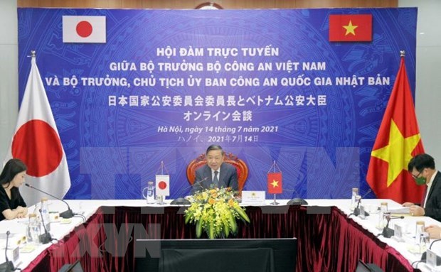 越南公安部与日本国家公安委员会深化合作 hinh anh 1