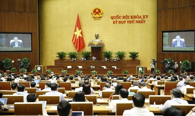 越南第十五届国会第一次会议：保持政府的组织机构不变 hinh anh 1