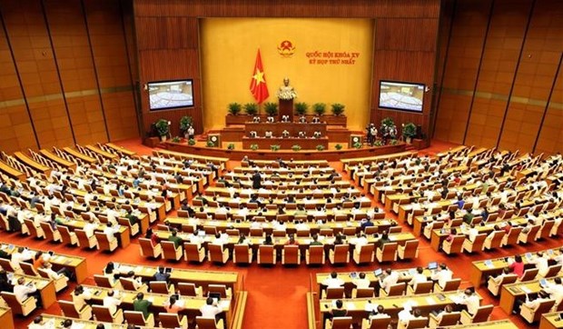 越南第十五届国会第一次会议选举国家主席和政府总理 hinh anh 1