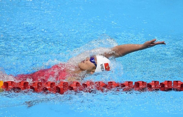2020年东京奥运会游泳比赛：越南选手阮氏映圆止步于女子200米自由泳预选赛 hinh anh 1