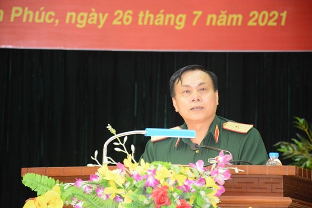 参加2021年国际军事比赛的越南炮兵部队举行出征仪式 hinh anh 1