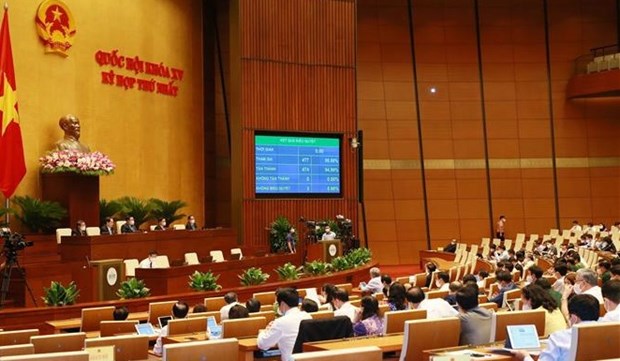 越南第十五届国会第一次会议：通过关于2021~2025年中期公共投资计划的决议 hinh anh 1