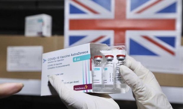 越南继续获得英国政府捐赠的41.5万剂阿斯利康疫苗 hinh anh 1