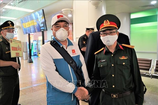 越南人民军代表团参加2021年国际军事比赛 hinh anh 1