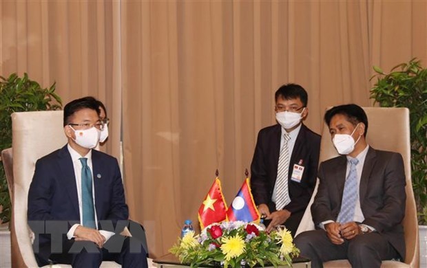 越南与老挝加强工业、贸易和司法合作 hinh anh 2