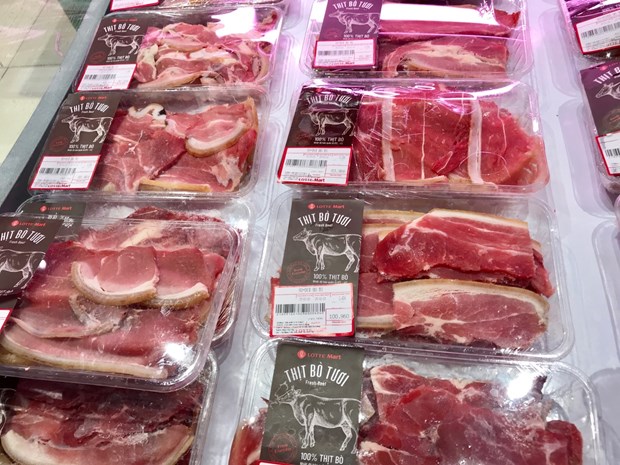 今年上半年越南肉类及其制品进口额超过7.5亿美元 hinh anh 1
