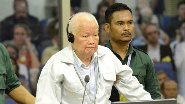 柬埔寨法院特別法庭对红色高棉前领导人乔森潘进行复审 hinh anh 1