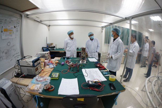 纳龙微型卫星在日本完成最终测试 hinh anh 2