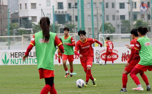 2022年女足亚洲杯预选赛：越南女足队将于9月23日对阵阿富汗队 hinh anh 1