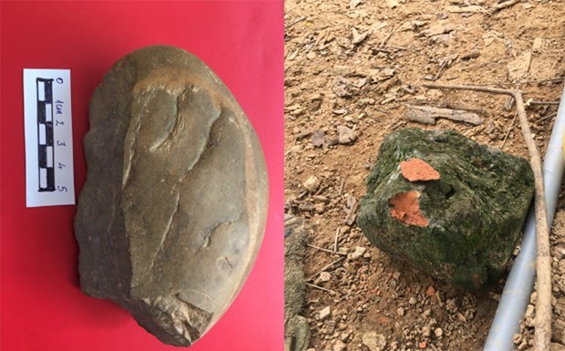 安沛省发现旧石器时代晚期文物 hinh anh 1