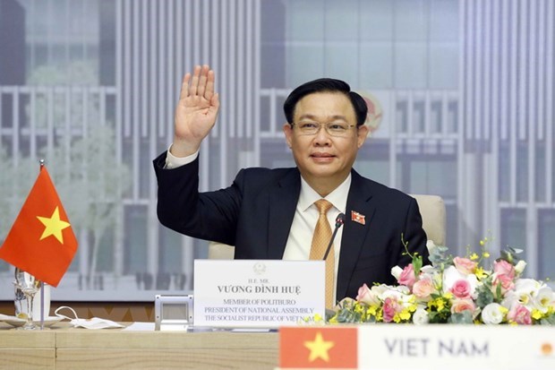 越南国会主席王廷惠与泰国国会主席举行视频会谈 hinh anh 1