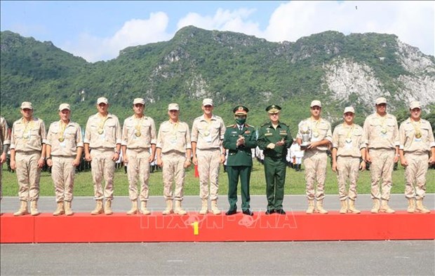 2021年国际军事比赛：越南和俄罗斯参赛队获得金牌 hinh anh 2