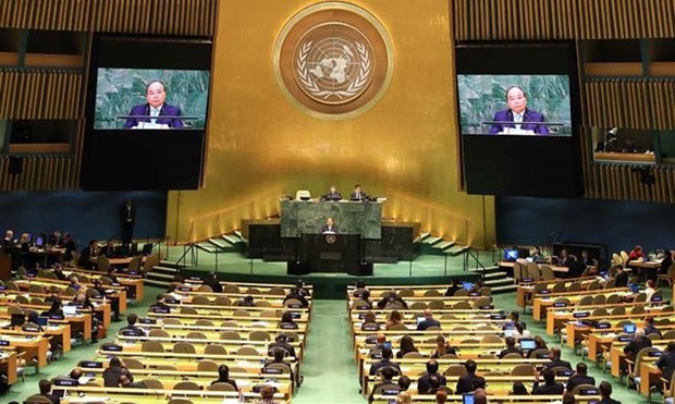 越南加入联合国 44 周年：致力于和平与可持续发展的强有力伙伴 hinh anh 1