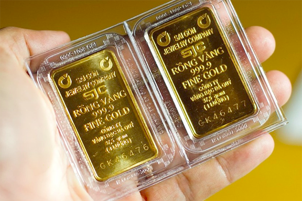 9月22日上午越南国内黄金价格上涨5万越盾 hinh anh 1