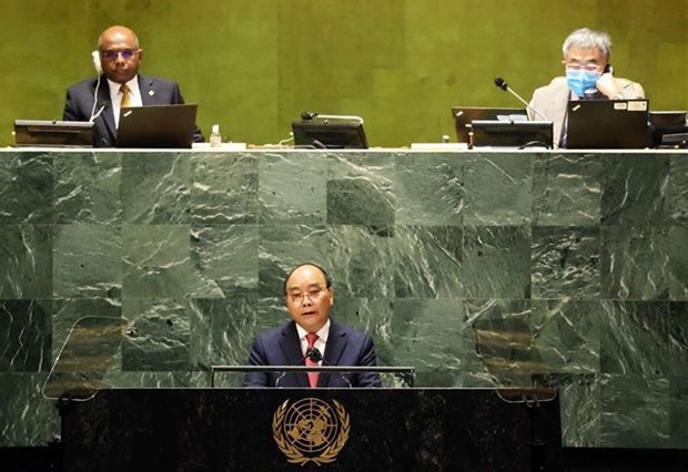 越南国家主席阮春福在第76届联合国大会一般性辩论上发表重要演讲 hinh anh 1