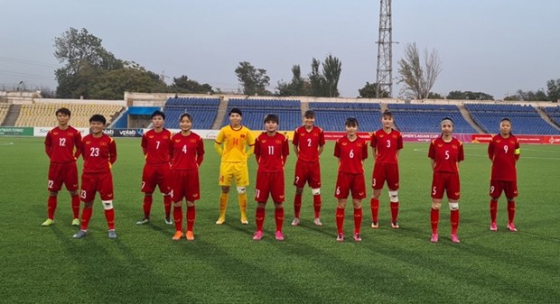 2022年女足亚洲杯预选赛：大胜塔吉克斯坦 越南队获得亚洲杯参赛资格 hinh anh 3