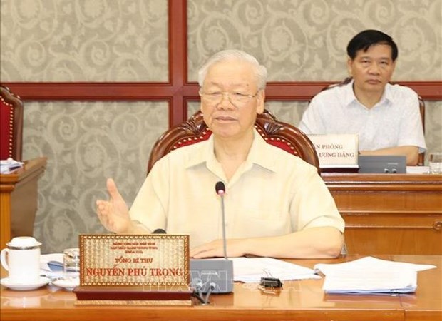 越共中央书记处对2015-2020年任期越南海警党委常务委员会和部分个人给予纪律处分 hinh anh 1