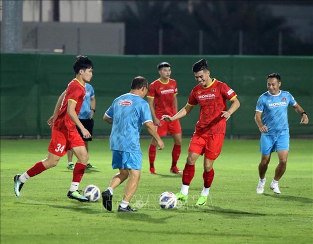 2022年世界杯预选赛：越南队做好与中国队交锋的准备 hinh anh 1