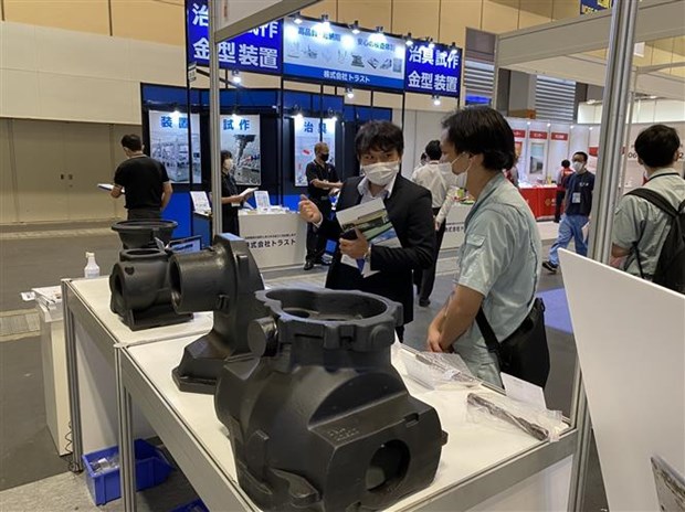 越南企业在2021年大阪机械要素技术展上颇受关注 hinh anh 1