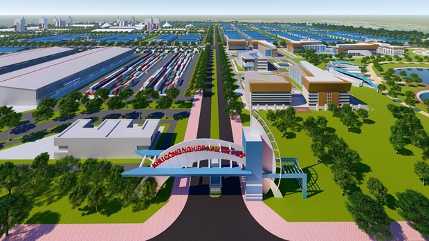 隆安省成立投资总额达近2.6万亿越盾的南新习工业园区 hinh anh 2