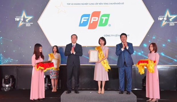 FPT 在越南信息技术企业 10 强活动中获得大胜 hinh anh 1