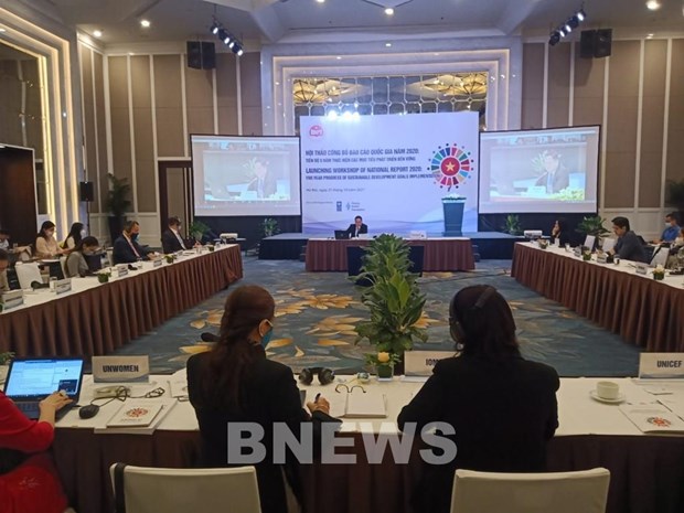 越南公布2020年国家可持续发展目标进展报告 hinh anh 1