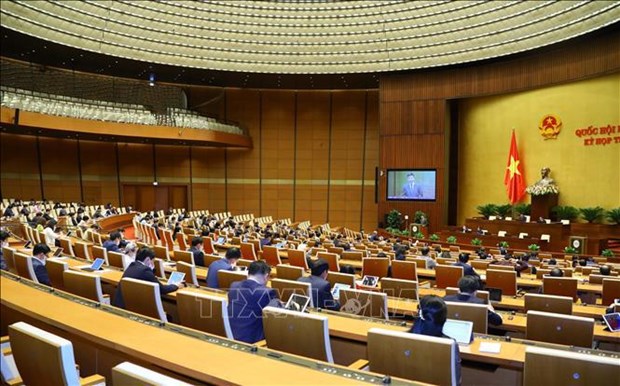 越南第十五届国会第二次会议线上第二周：重点讨论立法工作 hinh anh 1