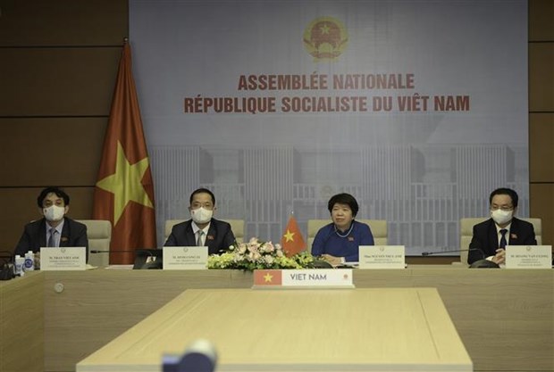 越南国会同法语国家议会携手促进人权 hinh anh 1