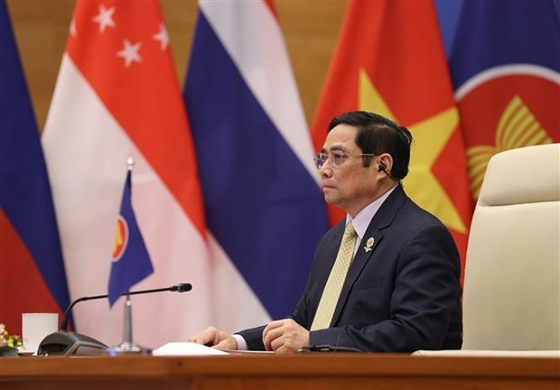 范明政总理：越南承诺在担任东盟—韩国关系协调国期间取得丰硕成果 hinh anh 1