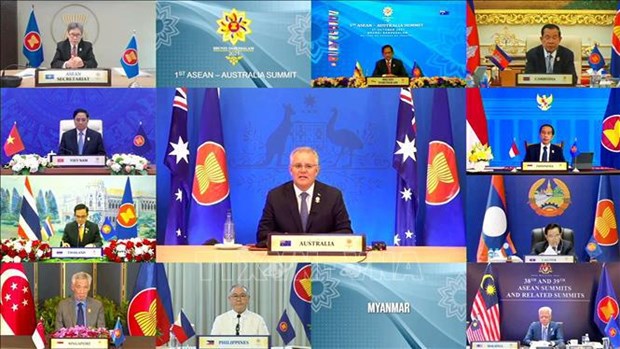 东盟峰会：澳大利亚十分支持东盟在印太地区的核心作用 hinh anh 1