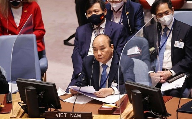 越南国家主席阮春福：越南对国际的责任贡献 hinh anh 1