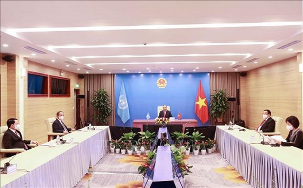 越南国家主席阮春福出席联合国与非盟合作高级别公开辩论会 hinh anh 2