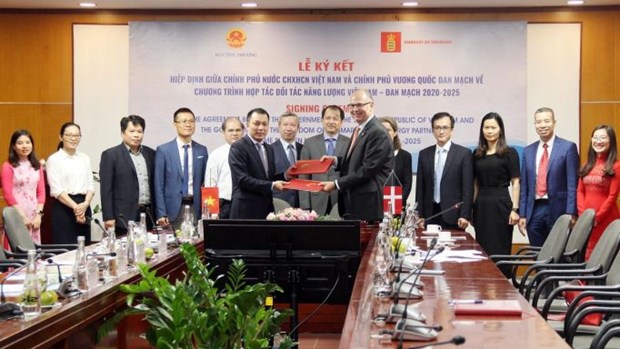 越南与丹麦开展“能源绿化”合作 hinh anh 1