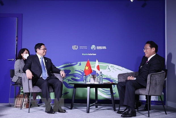 越南政府总理范明政密集会见出席COP26的各国和国际组织领导人 hinh anh 2