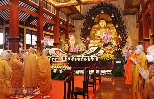 越南佛教协会成立40周年纪念大典将于11月7日以视频方式举行 hinh anh 1