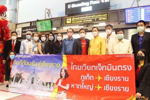 泰国越捷航空公司重新开放两条航线 迎来第1000万名游客 hinh anh 2