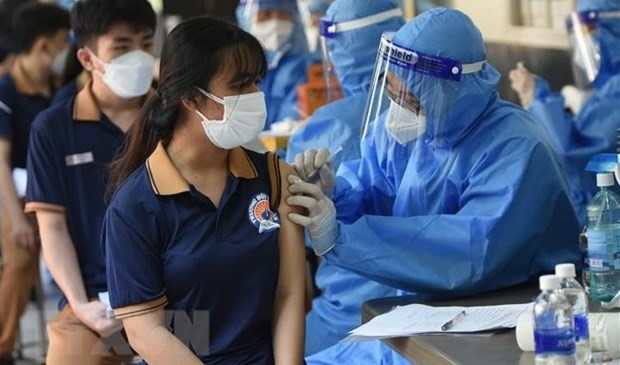 河内市近79.2万名12-17岁青少年将获得新冠疫苗接种 hinh anh 1