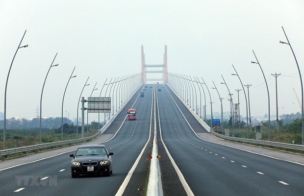 北江省将斥资4500 亿越盾建造河内-北江高速公路如月大桥 hinh anh 1