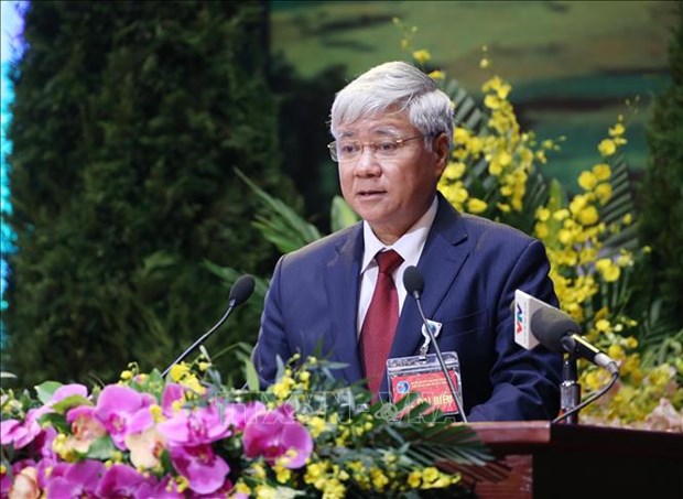 越南祖国阵线中央委员会主席杜文战致信祝贺高台教创立97周年 hinh anh 1