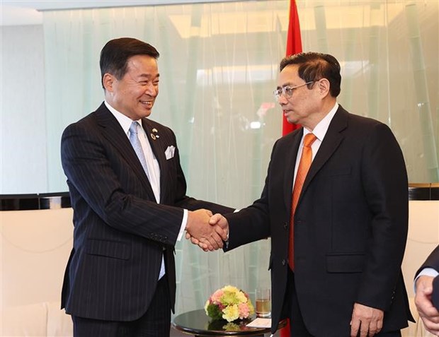 范明政总理与日本领先投资商进行对话 hinh anh 5